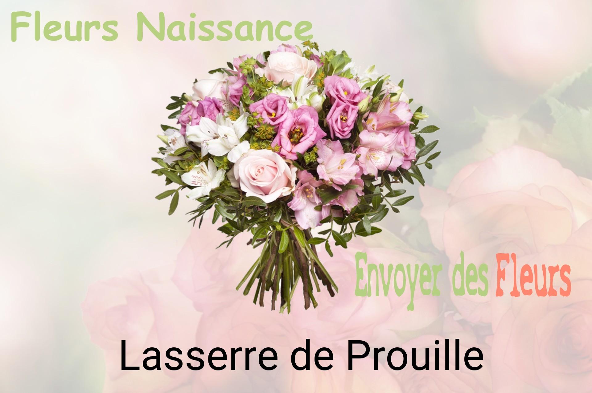 Bouquet de fleurs de naissance livré à Lasserre-de-Prouille
